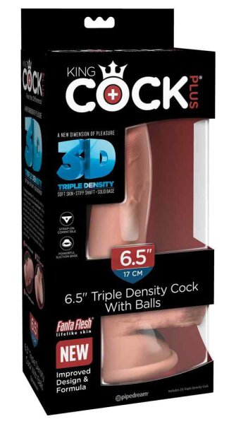 King Cock - TD Cock with Balls 17cm