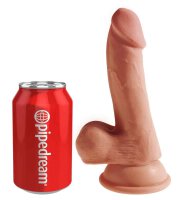 King Cock Plus Triple Density Cock with balls Tanned 20,5 cm