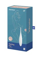 Twirling Fun Tip Vibrator - White