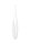 Twirling Fun Tip Vibrator - White