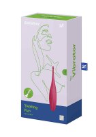 Twirling Fun Tip Vibrator - Poppy Red