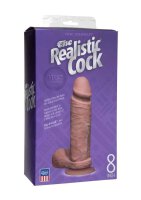 The Realistic Cock - UR3 - 8 Inch - Brown