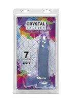 7 Inch Realistic Cock with Balls - Clear