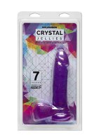 7 Inch Realistic Cock with Balls - Purple