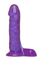 Crystal Jellies - Ballsy Super Cock - Purple 18cm