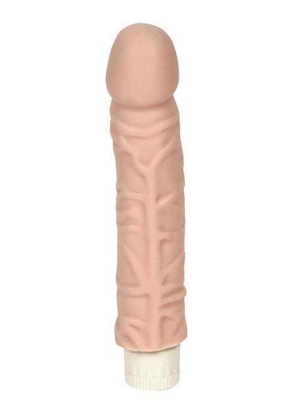 Quivering Cock - 8 Inch White
