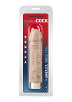 Quivering Cock - 8 Inch White