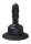 Deluxe 360° Swivel Suction Cup Plug - Black