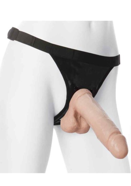 Realistic Cock - With Ultra Harness - 8 Inch