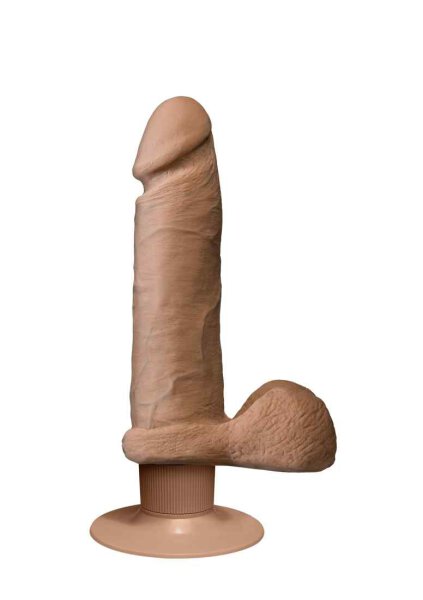 The Realistic Cock - UR3 - Vibrating 6 Inch - Brown