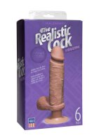 The Realistic Cock - UR3 - Vibrating 6 Inch - Brown