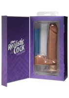 The Realistic Cock - UR3 - Vibrating 6 Inch - Brown