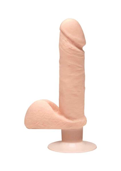 The D - Perfect D with Balls Vibrating - 7 Inch - Vanilla