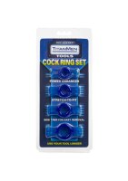 TitanMen Cockring Set - Blue