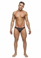 Sport Strap Thong - Black - L/XL
