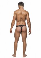 Sport Strap Thong - Black - L/XL
