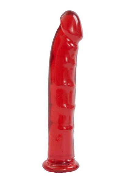 Jelly Jewels - Dong With Suction Cup Ruby 22 cm