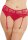 Lace Garter Belt Dmd - Queen Size - Red