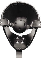 Master Series Pup Puppy Play Hood + Breathable Ball Gag