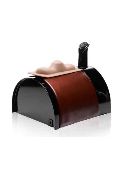 Saddle Deluxe Riding Sex Machine with Dual Attachments - Black