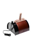 Saddle Deluxe Riding Sex Machine with Dual Attachments - Black