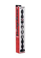 1.5" Beaded Hose -19" Long - Black