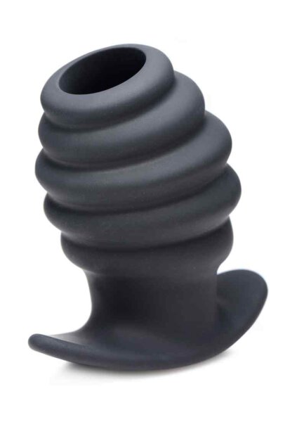 Hive Ass Tunnel Ribbed Hollow Anal Plug - Large 6,3 cm