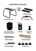 4-in-1 Bangin Bench w/ Sex Machine - Black