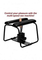 4-in-1 Bangin Bench w/ Sex Machine - Black
