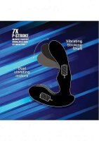 7X P-Stroke Prostate Stimulator w/ Stroking Shaft - Black