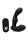 7X P-Stroke Prostate Stimulator w/ Stroking Shaft - Black