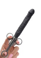 Master Series Jizz Shooter Silicone Dildo Lube Launcher - Black