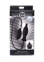 Dark Inflator Silicone Inflatable Plug - Black