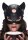 Master Series Naughty Kitty Cat Mask - Black