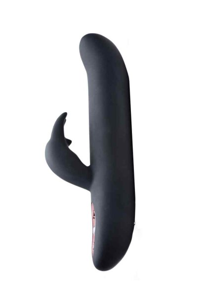 Royal Rabbits Bling Bunny 10X Flexing Rabbit Vibrator - Black