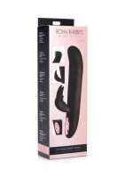 Royal Rabbits Bling Bunny 10X Flexing Rabbit Vibrator - Black