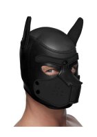 Spike Neoprene Puppy Hood - Black