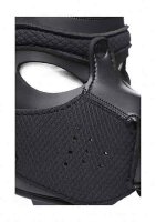 Spike Neoprene Puppy Hood - Black