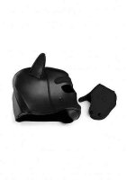 Spike Neoprene Puppy Hood - Black