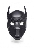 Spike Neoprene Puppy Hood - Black
