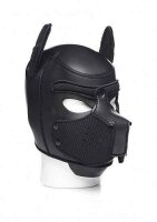 Spike Neoprene Puppy Hood - Black