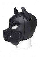 Spike Neoprene Puppy Hood - Black