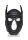 Spike Neoprene Puppy Hood - Black