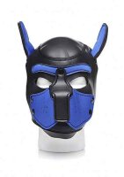 Neoprene Puppy Hood - Black and Blue