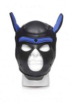 Neoprene Puppy Hood - Black and Blue
