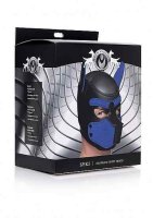Neoprene Puppy Hood - Black and Blue