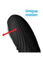 7x P-Thump Tapping Prostate Vibe with Remote Control - Black
