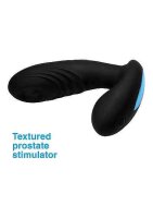 7x P-Thump Tapping Prostate Vibe with Remote Control - Black