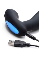 7x P-Thump Tapping Prostate Vibe with Remote Control - Black