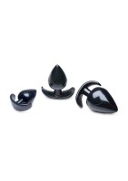 Triple Spades 3 Piece Anal Plug Set